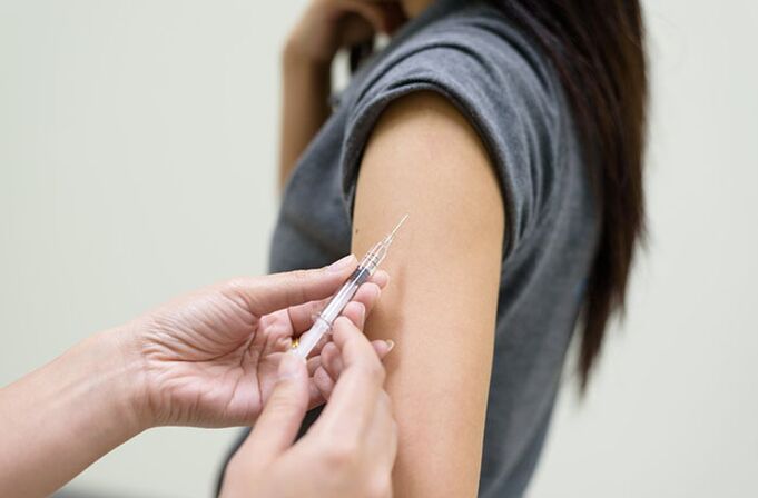 Injekcije protivirusnega zdravila za zdravljenje HPV